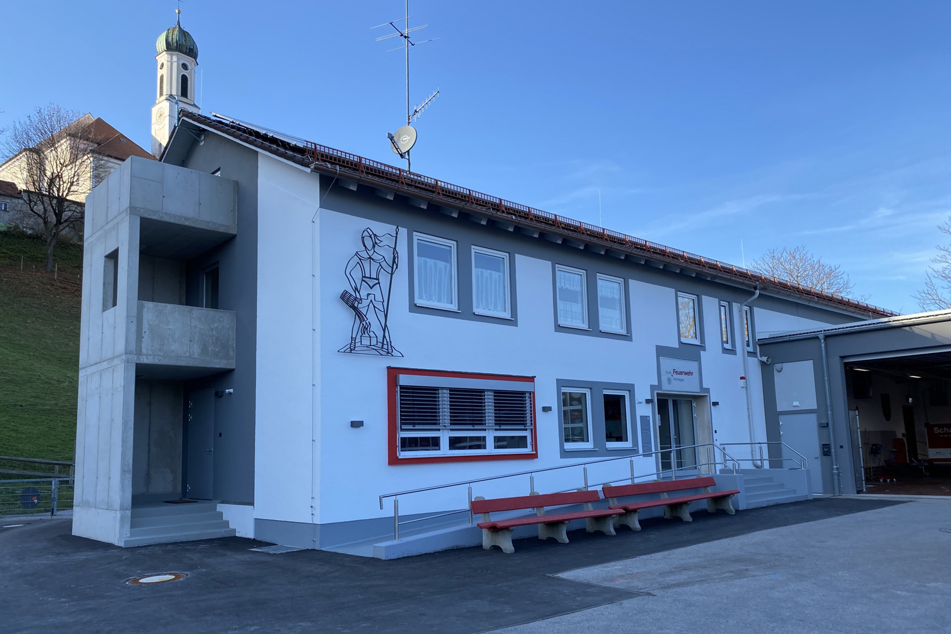 B3 Architekten - Projekt: Sanierung und Umbau des bestehenden Feuerwehrgerätehauses Schongau