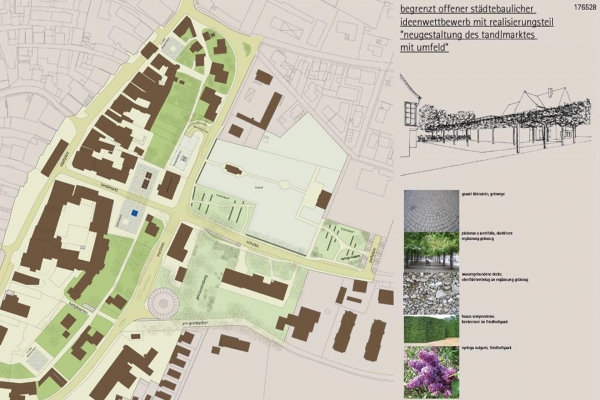 B3 Architekten - Projekt: Neugestaltung Tandlmark Aichach (Ankauf)